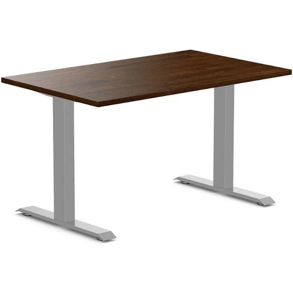 Desky Zero Rubberwood Office Desk - Dark Walnut