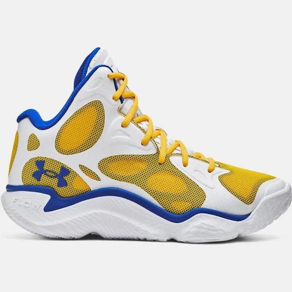 Under Armour Unisex Curry Spawn Flotro Basketball Shoes White 13/14.5