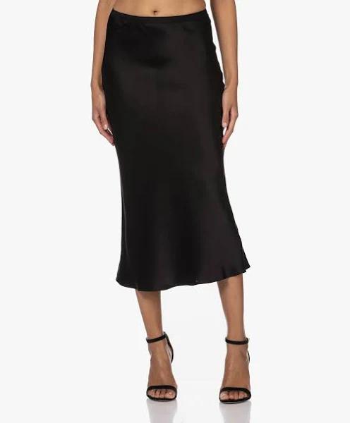 ANINE Bing Black Bar Midi Skirt