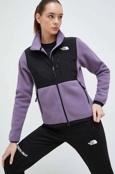 The North Face Black & Purple Denali Jacket