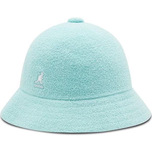 Kangol Bermuda Casual Bucket Hat Terry Towelling Cap - Blue Tint