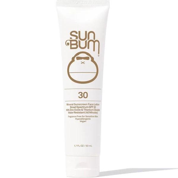 Sun Bum Sunscreen Face Lotion, Mineral, SPF 30 - 1.7 fl oz