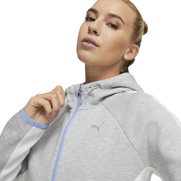 Puma Womens Evostripe Full-Zip Hoodie Grey L