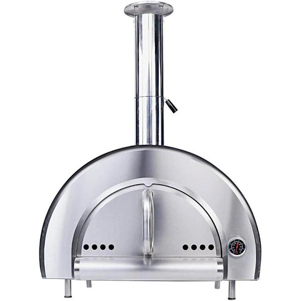 Smart Built-in Wood Fired Pizza Oven in Black & Stainless Steel (PW01)