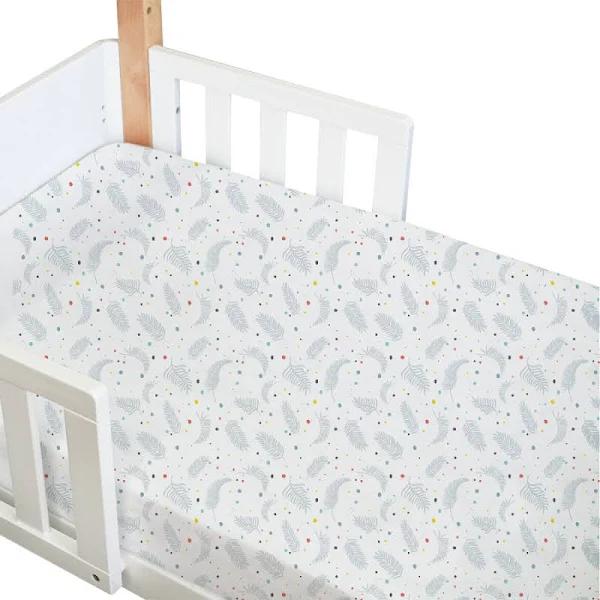 Amani Bebe Playful Standard Fitted Sheet by Babyhood