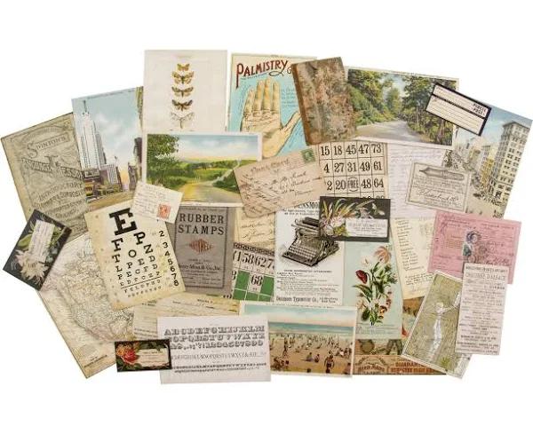 Tim Holtz Idea-ology Layers Remnants 33 Pkg Paper