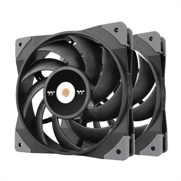 Thermaltake TOUGHFAN 12 PWM 120mm 2-Pack Radiator Fan - Black