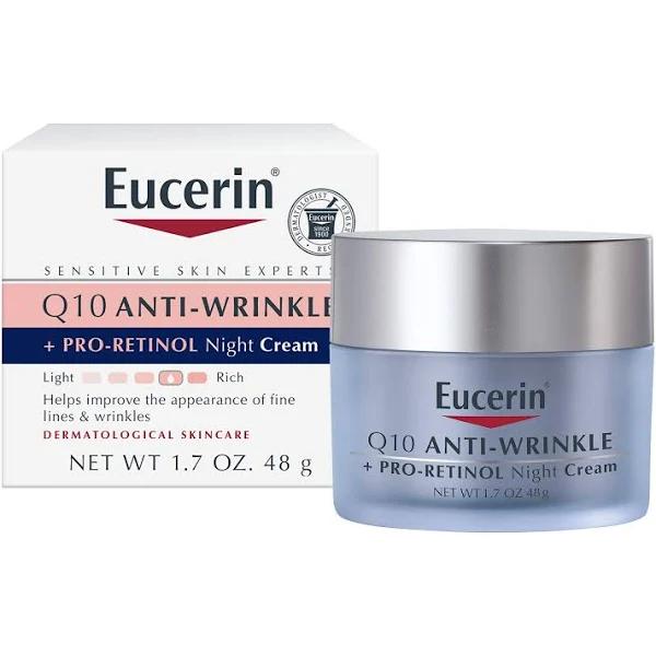 Eucerin Q10 Anti-wrinkle + Pro-Retinol Night Cream 1.7 fl oz (48 g)