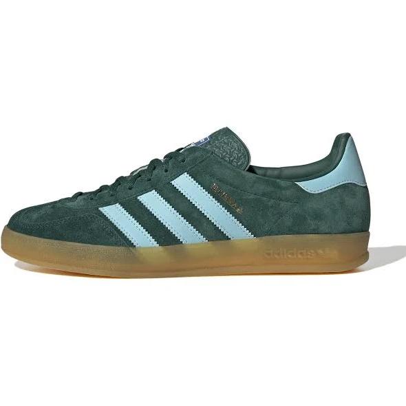 Adidas Gazelle Indoor Collegiate Green Shoes - Size 13 - Cgreen/hazsky/vicgol