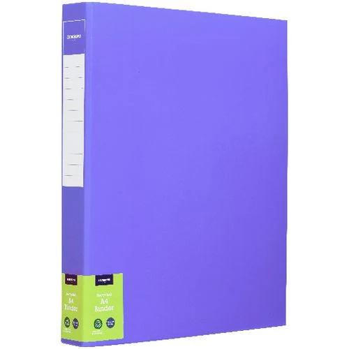 J.Burrows Recycled A4 Binder 2 D-Ring 25mm Gloss Purple