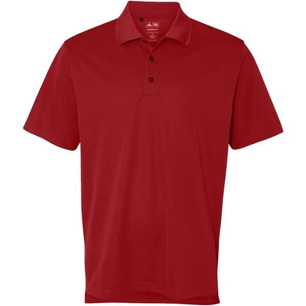 Adidas Lightweight Performance Polo Shirt - Collegiate Red - Size: S