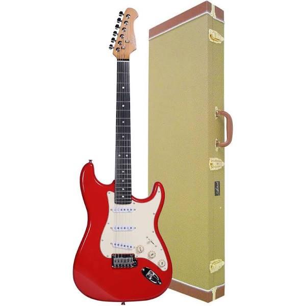 Artist ST62 Fiesta Red Electric Guitar & Tweed Case