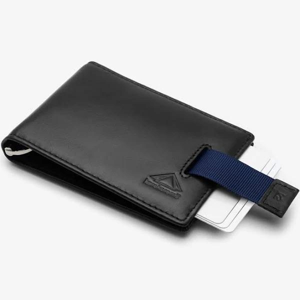 Karakoram2 Slim Line Mens Wallet | RFID Bi-Fold Money Clip Wallets for Men, Black