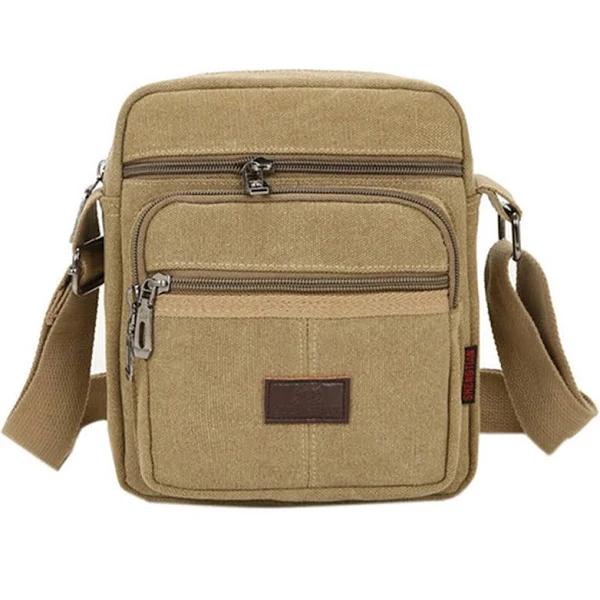 Retro Men's Canvas Shoulder Messenger Bag Crossbody Satchel Travel Man's Bags AU