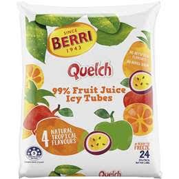 Berri Quelch Fruit Sticks Ice Blocks 24x70ml