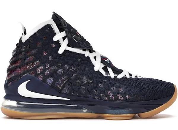 Nike LeBron 17 'UConn' Sneakers | Blue | Men's Size 9.5