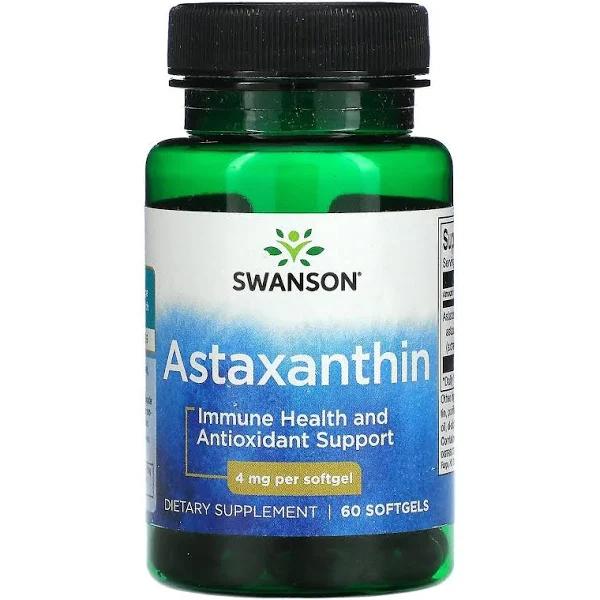 Swanson Astaxanthin 4 MG 60 Softgels