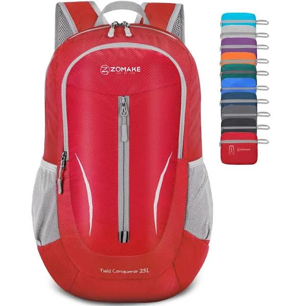 ZOMAKE Foldable Backpack - 25L Lightweight Folding Backpacks, Packable Hiking Daypack for Travel Hiking Outdoor Camping