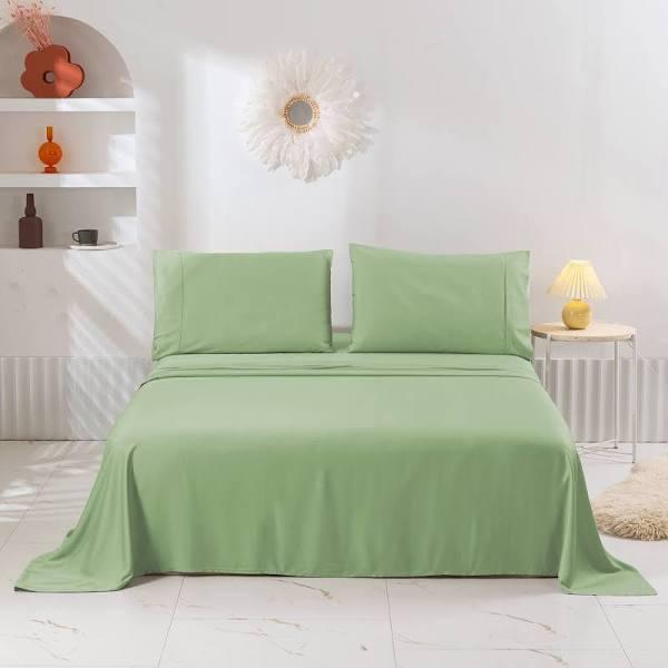 Natural Home Bamboo Sheet Set | Sage | King Single