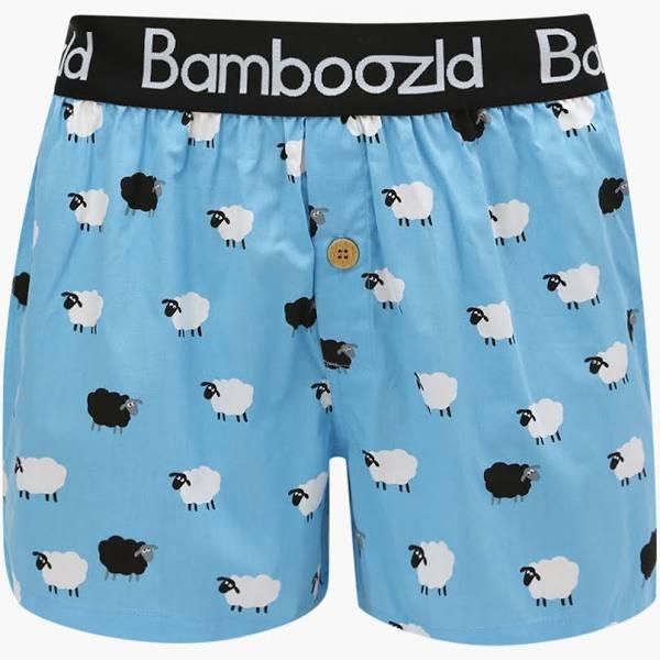 Black Sheep Bamboo Boxer Short Blue / S