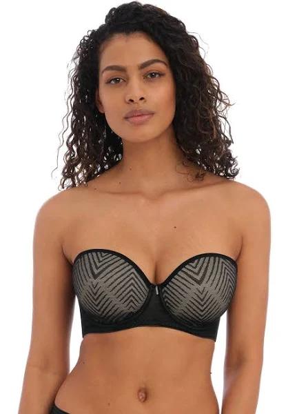 Freya Tailored UW Moulded Strapless Bra Black