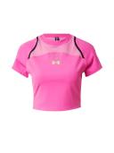 Under Armour Women's Run Anywhere Crop Short Sleeve Pink MD