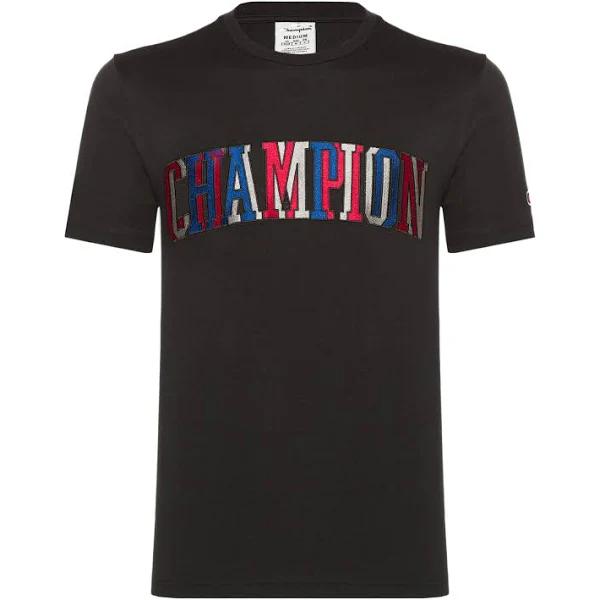 Champion Varsity T-Shirt - Black - Size - S