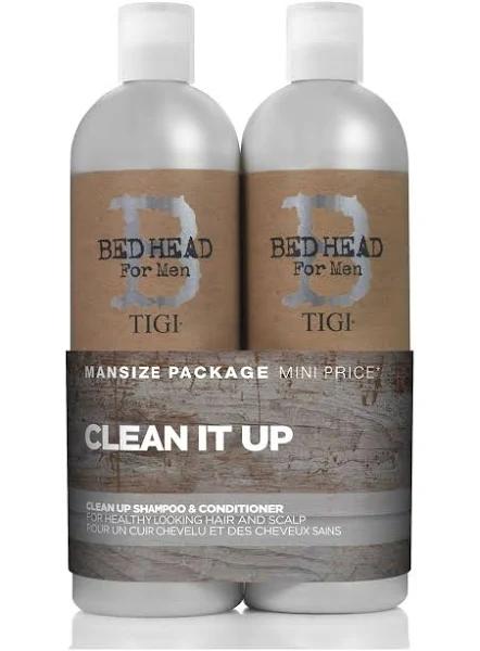 TIGI Bed Head: Men Clean Up Shampoo & Conditioner (750ml)