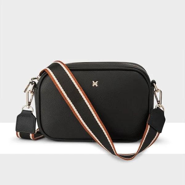 Monica Camera Crossbody Bag + Stripe Bag Strap by Madison