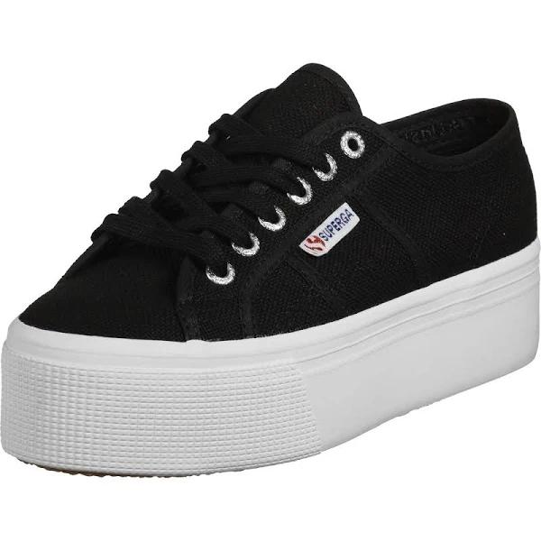 Superga 2790 Platform Sneakers Black, Size 35