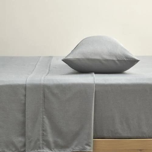 Royal Comfort 2000 Thread Count Bamboo Cooling Sheet Set Ultra Soft Bedding - King - Mid Grey