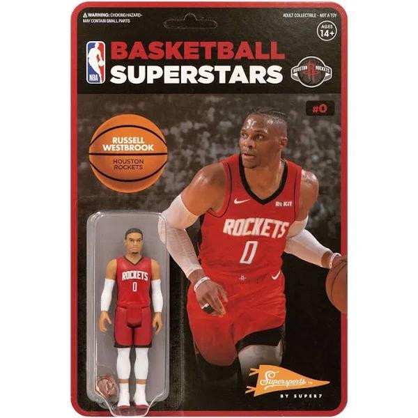 NBA - Russell Westbrook Houston Rockets Supersports 3.75" Reaction (Action Figure)