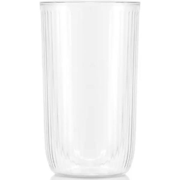 Bodum Douro Double Walled Beer Glasses 2-Pack 45 Cl - Beer Glasses Borosilicate Glass Clear - 12134-10