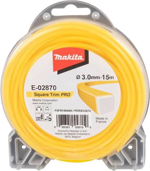 Makita Square Trim Pro Yellow Line 3mm x 15m E-02870