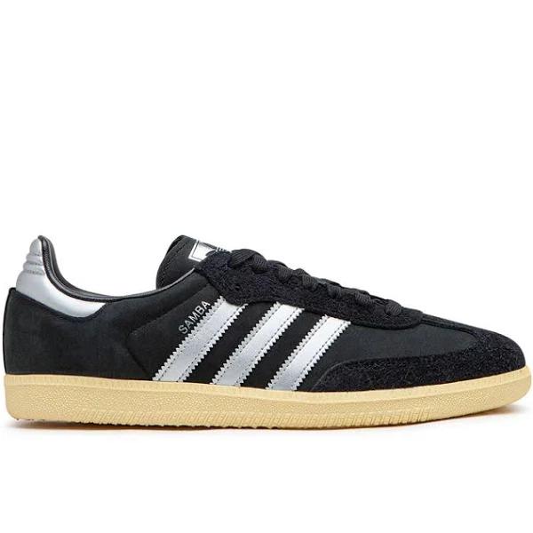 Adidas Samba OG W, Core Black / Matte Silver / Almost Yellow