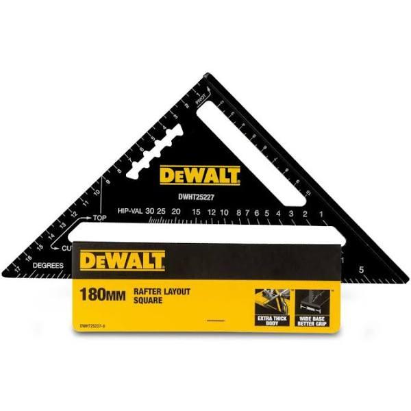 DeWalt 180mm Aluminium Speed Rafter Square - DWHT25227-0