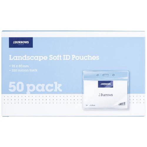 J.Burrows Soft ID Pouch Landscape 50 Pack