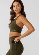 Lorna Jane Womens Amy Sports Bra Luxury Green / S