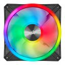 140mm Corsair iCUE QL140 RGB PWM Dual Fan Pack with Lighting Node Core