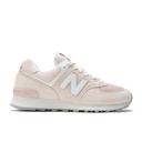 New Balance Unisex 574 Pink/White - Size 4.5