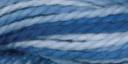 DMC Pearl Cotton Skein Size 5 27.3yd Variegated Cornflower Blue