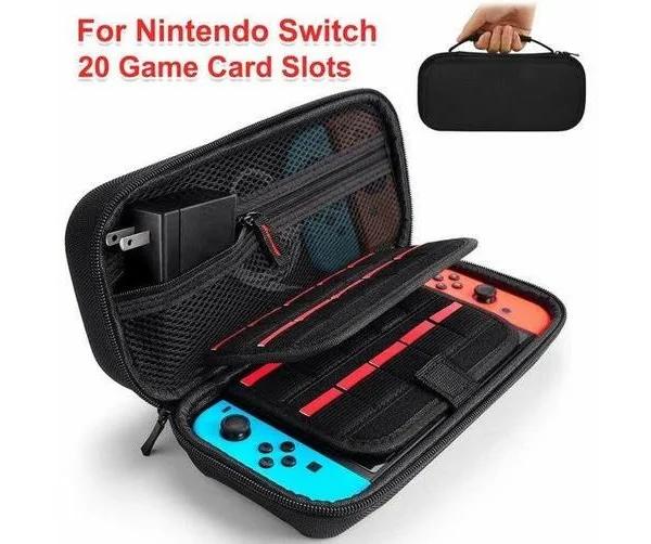 Nintendo Switch Case Carrying Travel Bag 20 Game Cartridge Holder