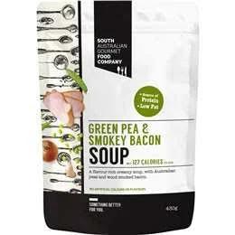 SA Gourmet Food Co Garden Pea & Smokey Bacon Soup 430g