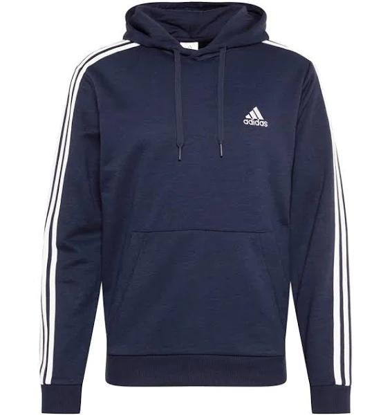 Adidas Essentials 3 Stripes Hoodie Blue L / Regular Man GK9081/L