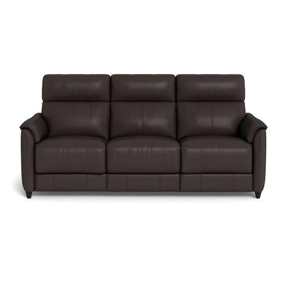 Dexter Leather Electric Recliner Sofa Espresso by Freedom