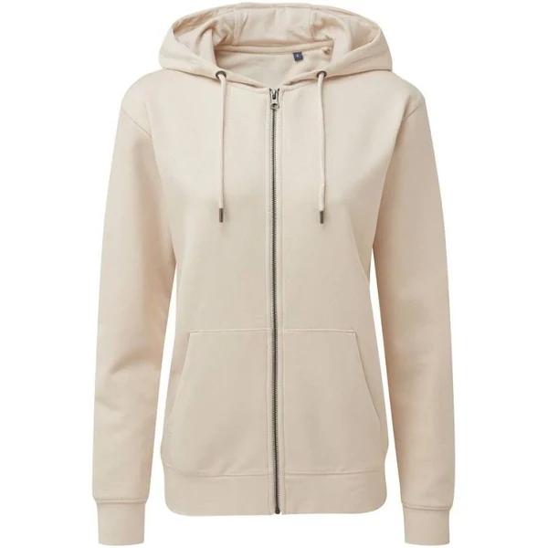 Asquith & Fox Womens/Ladies Zip-Through Organic Hoodie - Size 12 UK