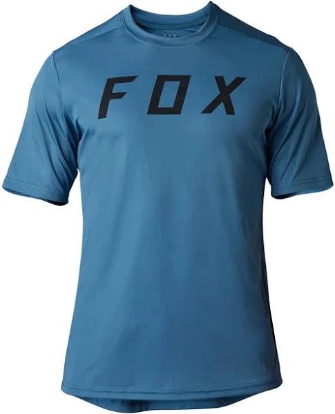 Fox Ranger Moth Mens MTB SS Jersey Dark Slate L