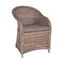 Verdun Dining Chair With Cushion Natural | Taupe/Grey | Outdoor | Early Settler Furniture