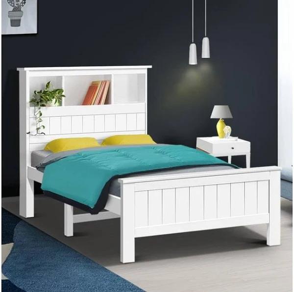 King Single Wooden Timber Bed Frame