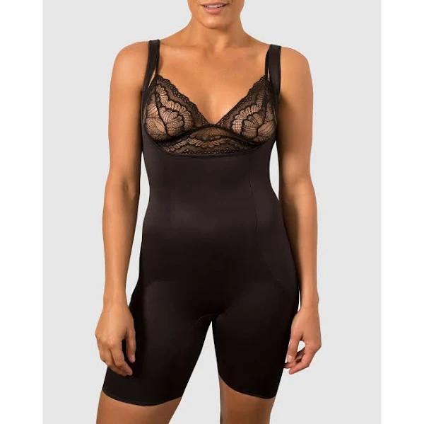 Miraclesuit Shapewear Back Magic Long Leg Torsette in Black S